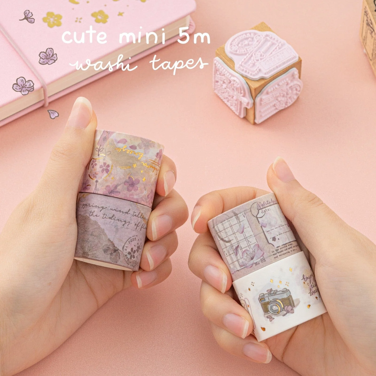 Tsuki ‘Sakura Breeze’ Travel Notebook Gift Set ☾ - Image 7