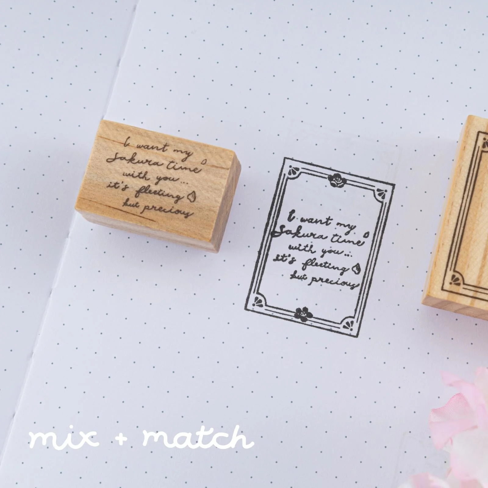 Tsuki ‘Sakura Days’ Bullet Journal Stamp Set ☾ - Image 6