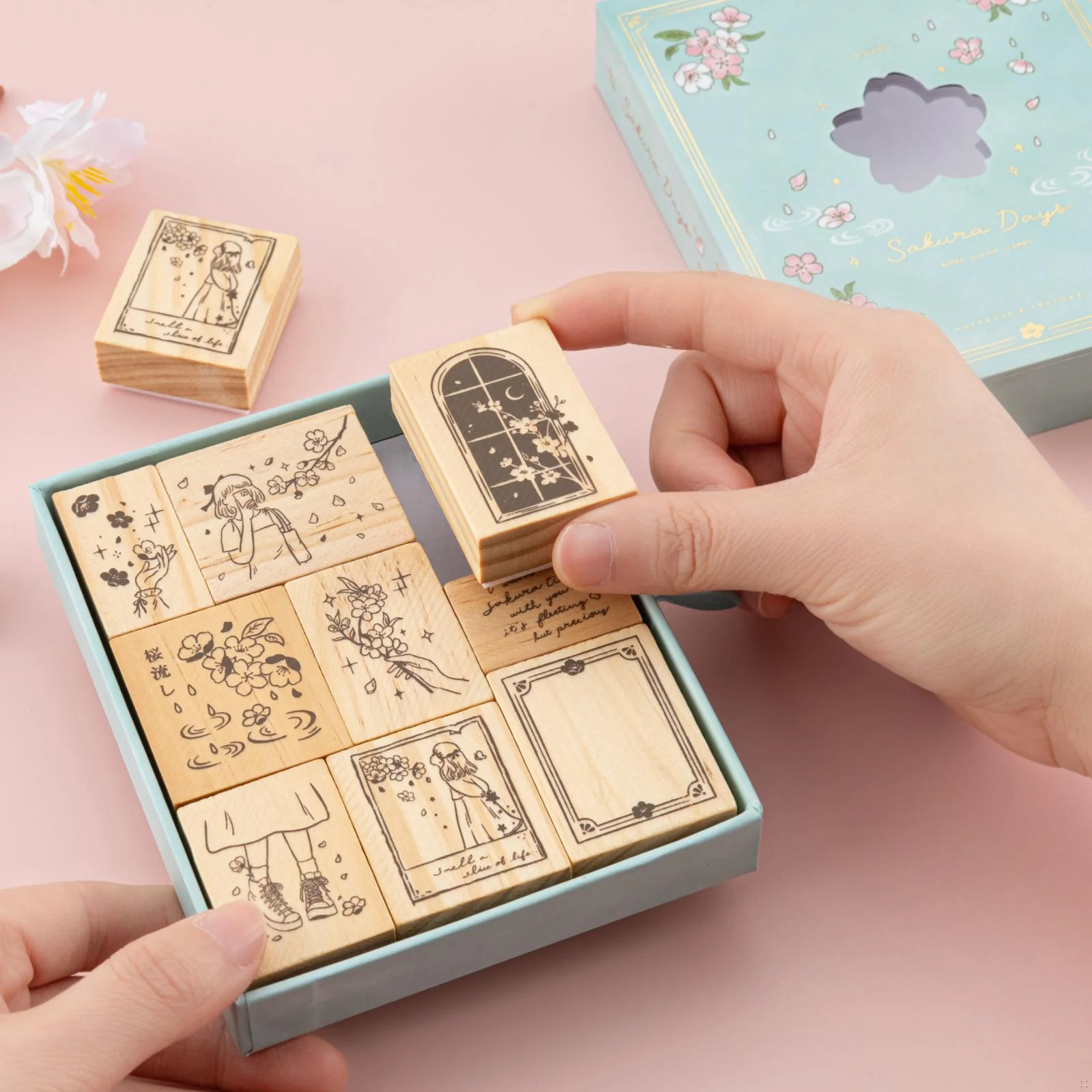Tsuki ‘Sakura Days’ Bullet Journal Stamp Set ☾ - Image 8
