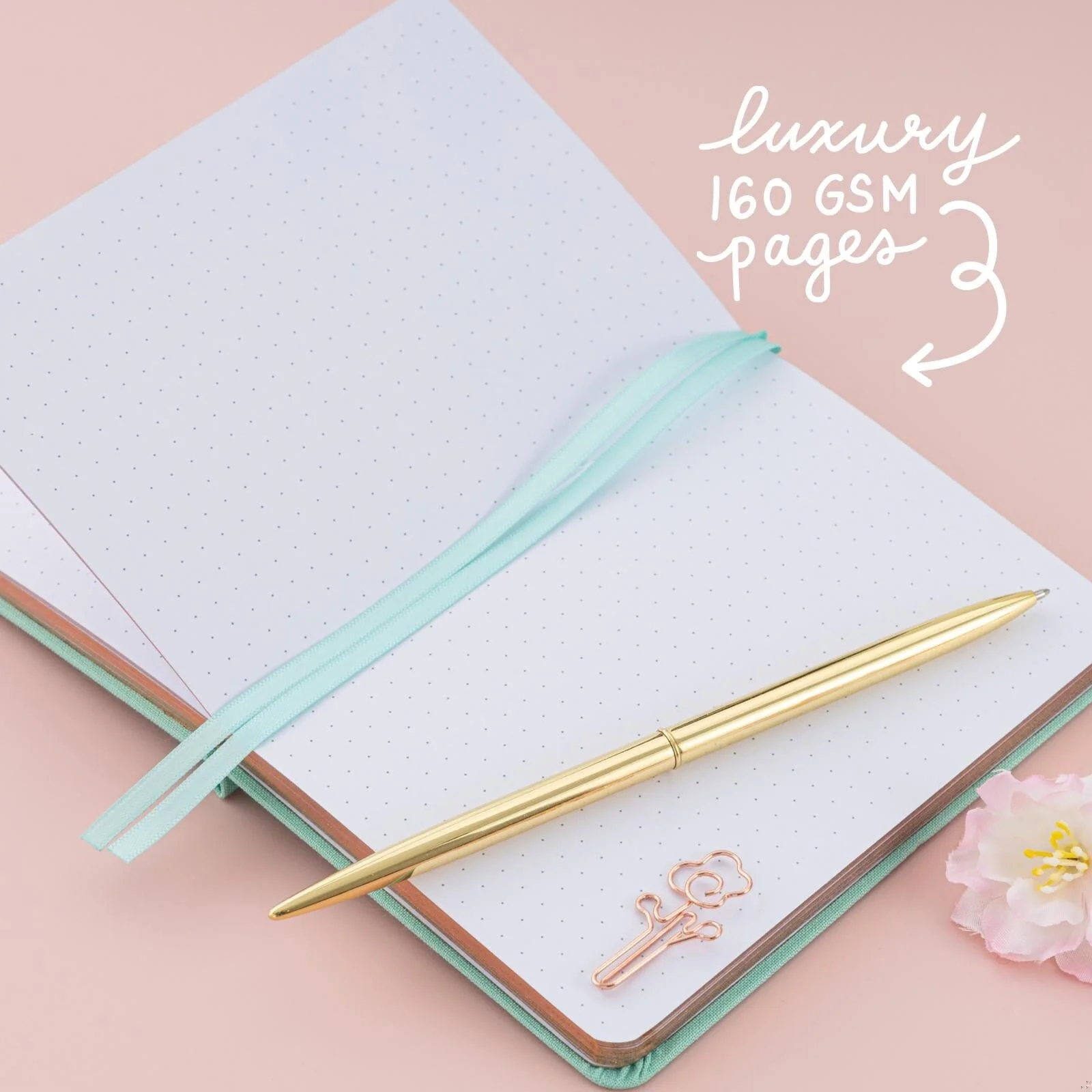 Tsuki ‘Sakura Mint’ A6 Travel Notebook ☾ - Image 11