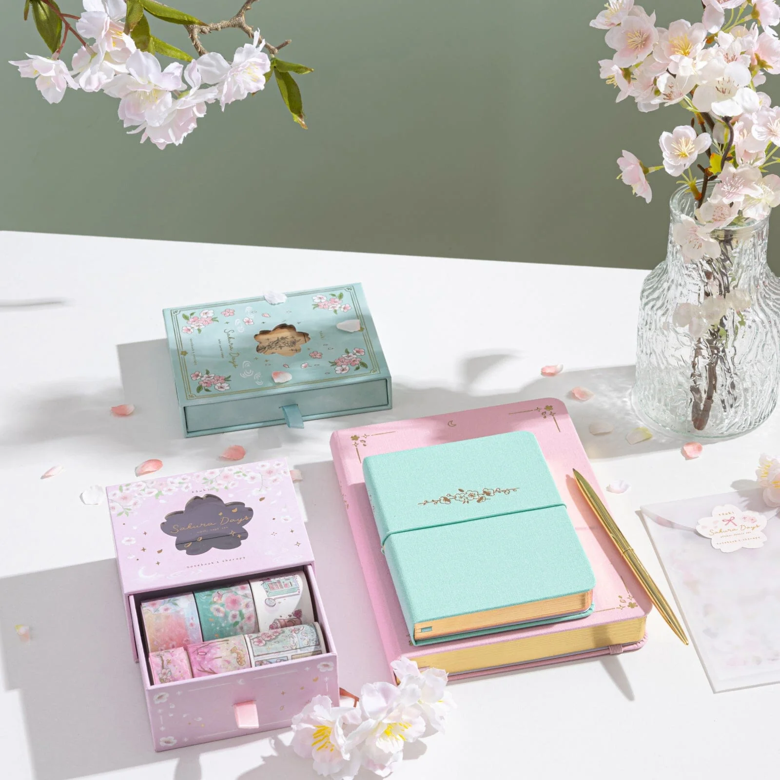 Tsuki ‘Sakura Mint’ A6 Travel Notebook ☾ - Image 18