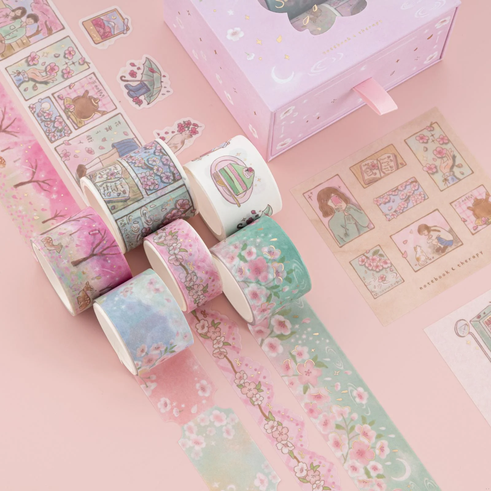 Tsuki ‘Sakura Days’ Washi Tape Set ☾ - Image 11