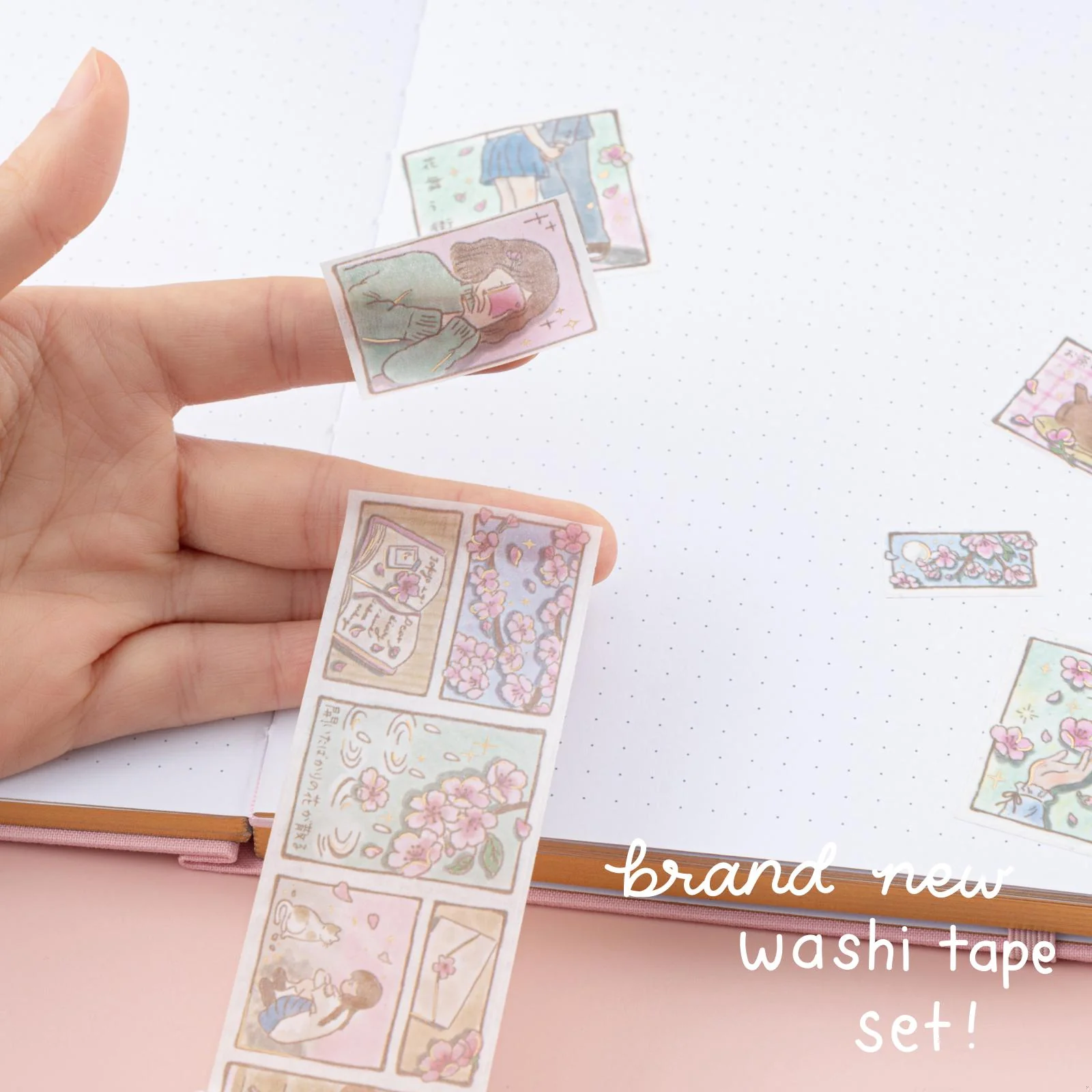 Tsuki ‘Sakura Days’ Washi Tape Set ☾ - Image 12