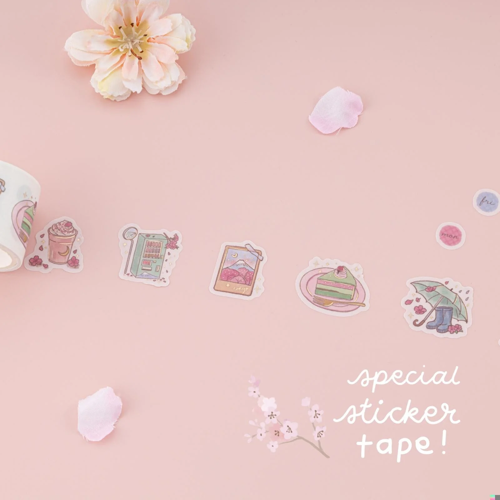 Tsuki ‘Sakura Days’ Washi Tape Set ☾ - Image 19