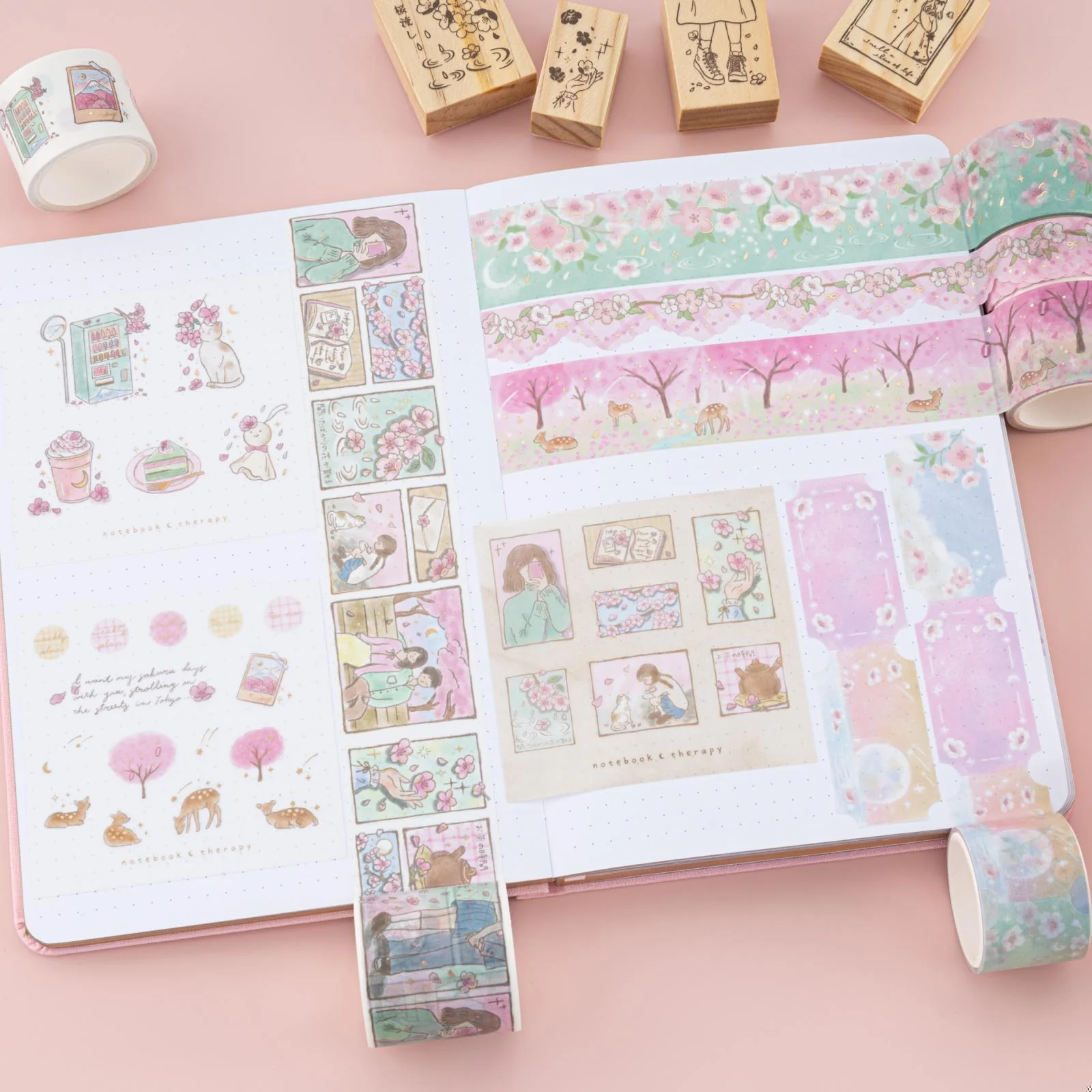 Tsuki ‘Sakura Days’ Washi Tape Set ☾ - Image 21