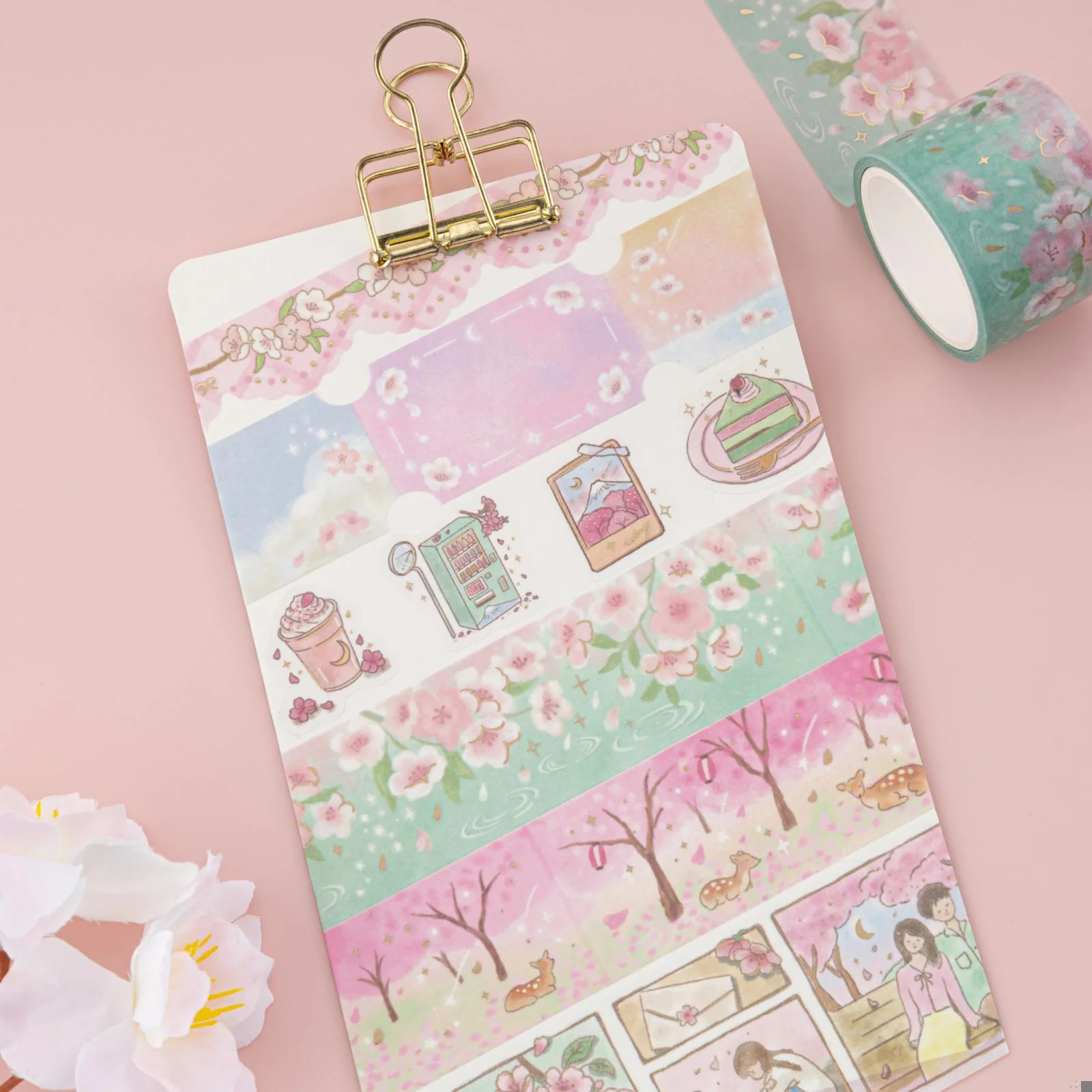 Tsuki ‘Sakura Days’ Washi Tape Set ☾ - Image 9