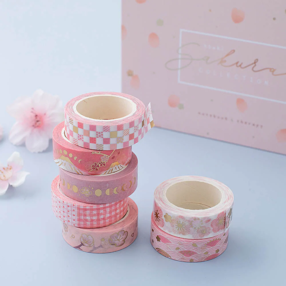 Tsuki 'Sakura Edition' Washi Tape Set ☾ - Image 14