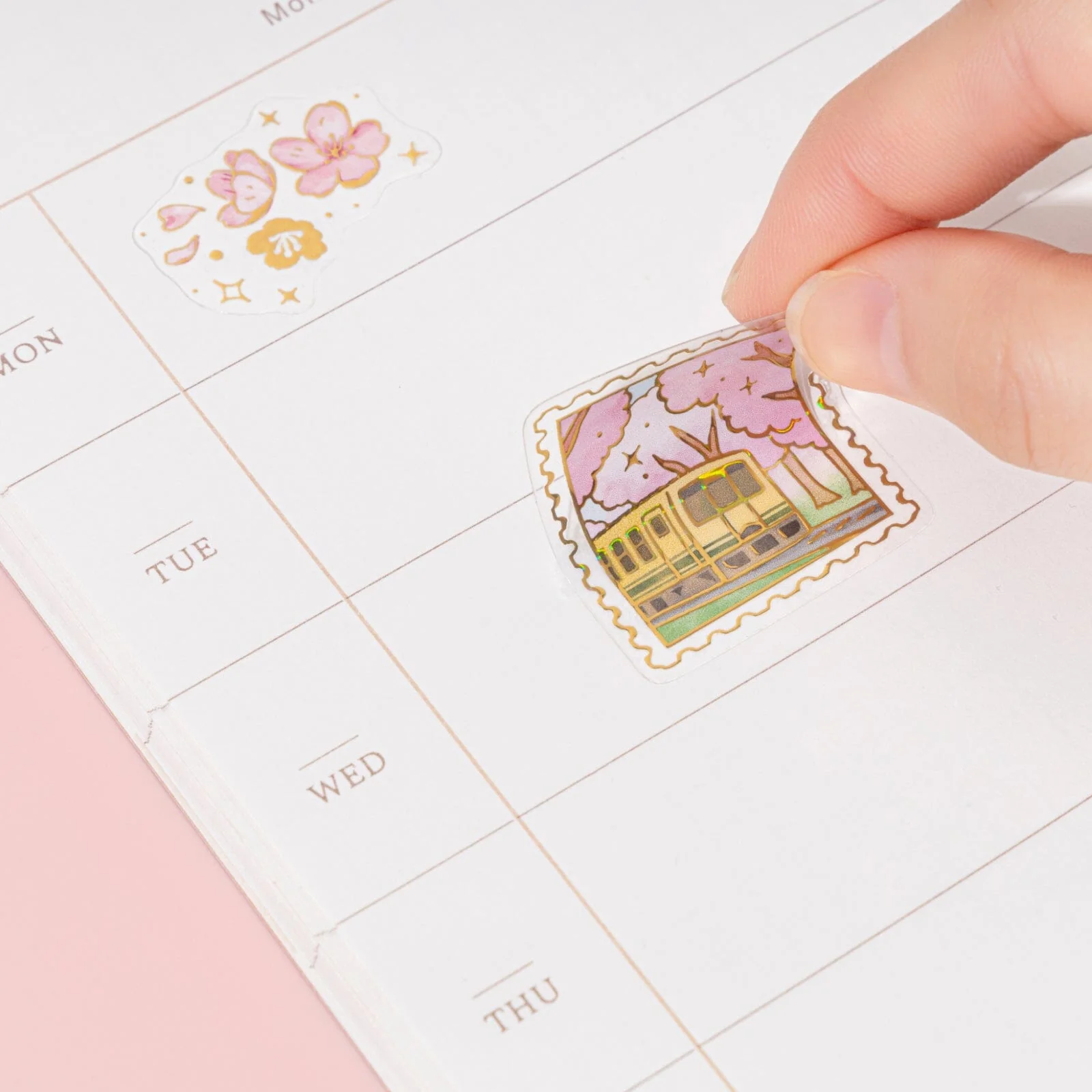 Tsuki ‘Sakura Friends’ 3D Holographic Sticker Set ☾ - Image 3