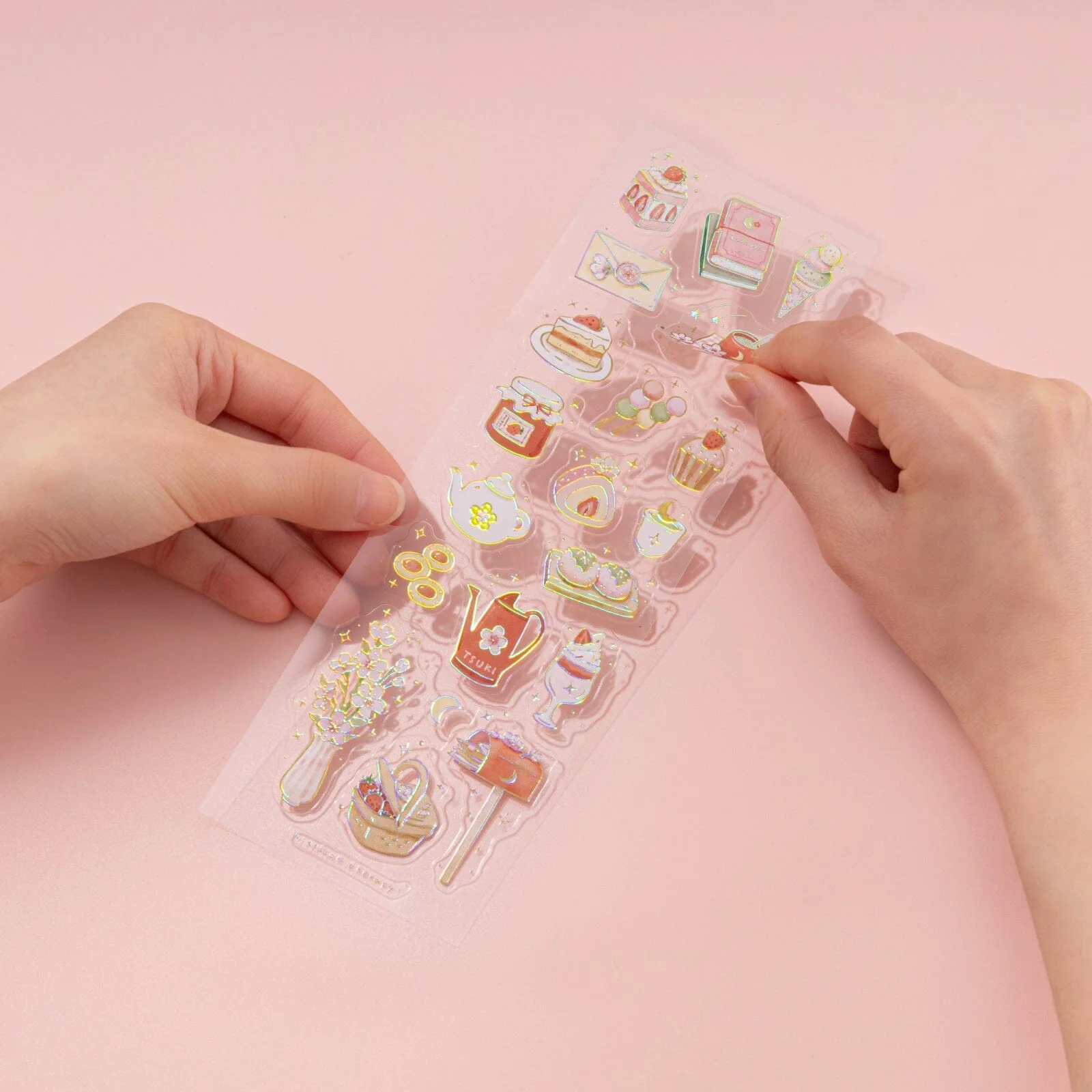 Tsuki ‘Sakura Friends’ 3D Holographic Sticker Set ☾ - Image 4