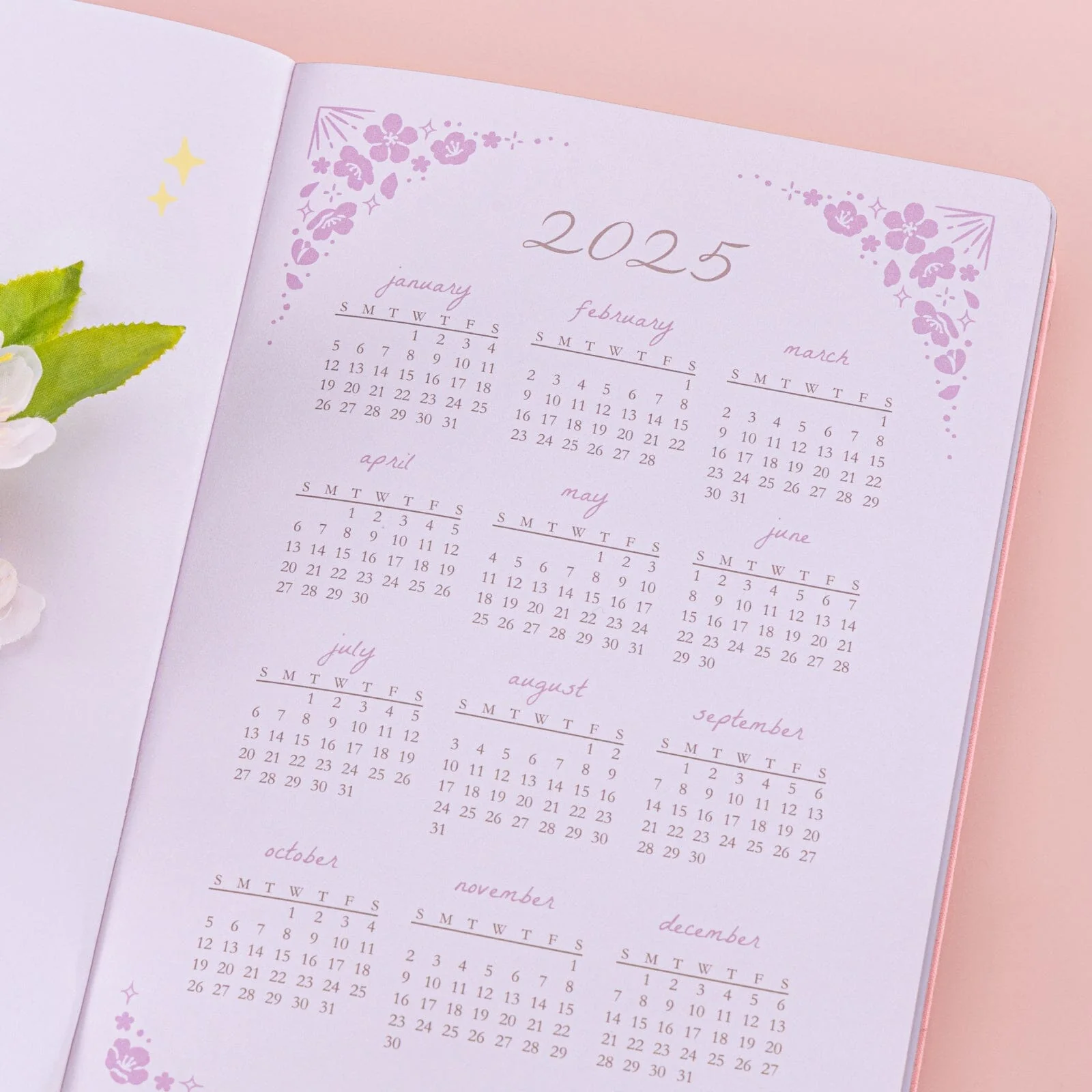 Tsuki ‘Sakura Journey 2025' Collector's Edition Special Planner Bullet Journal ☾ - Image 4