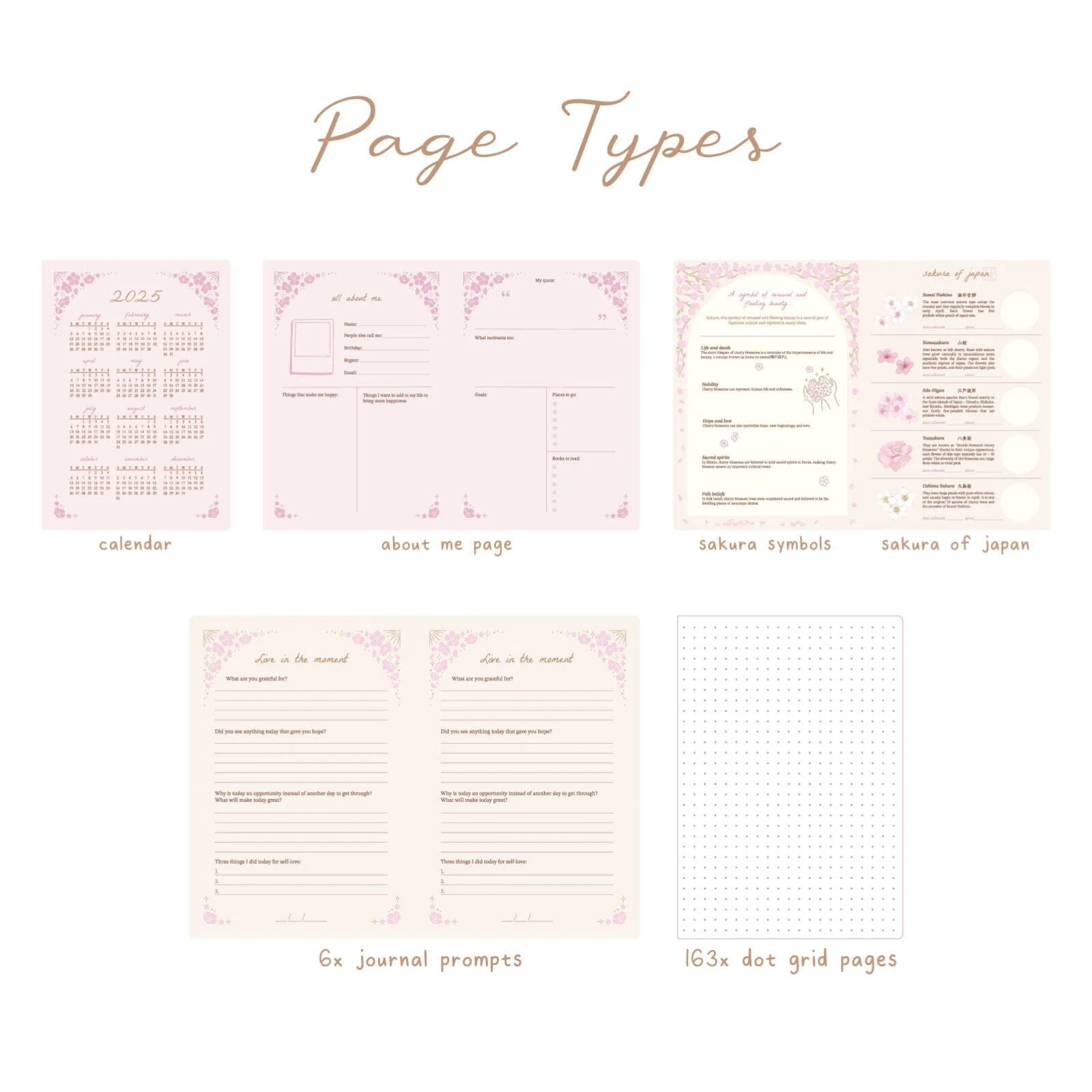 Tsuki ‘Sakura Journey 2025' Collector's Edition Special Planner Bullet Journal ☾ - Image 8