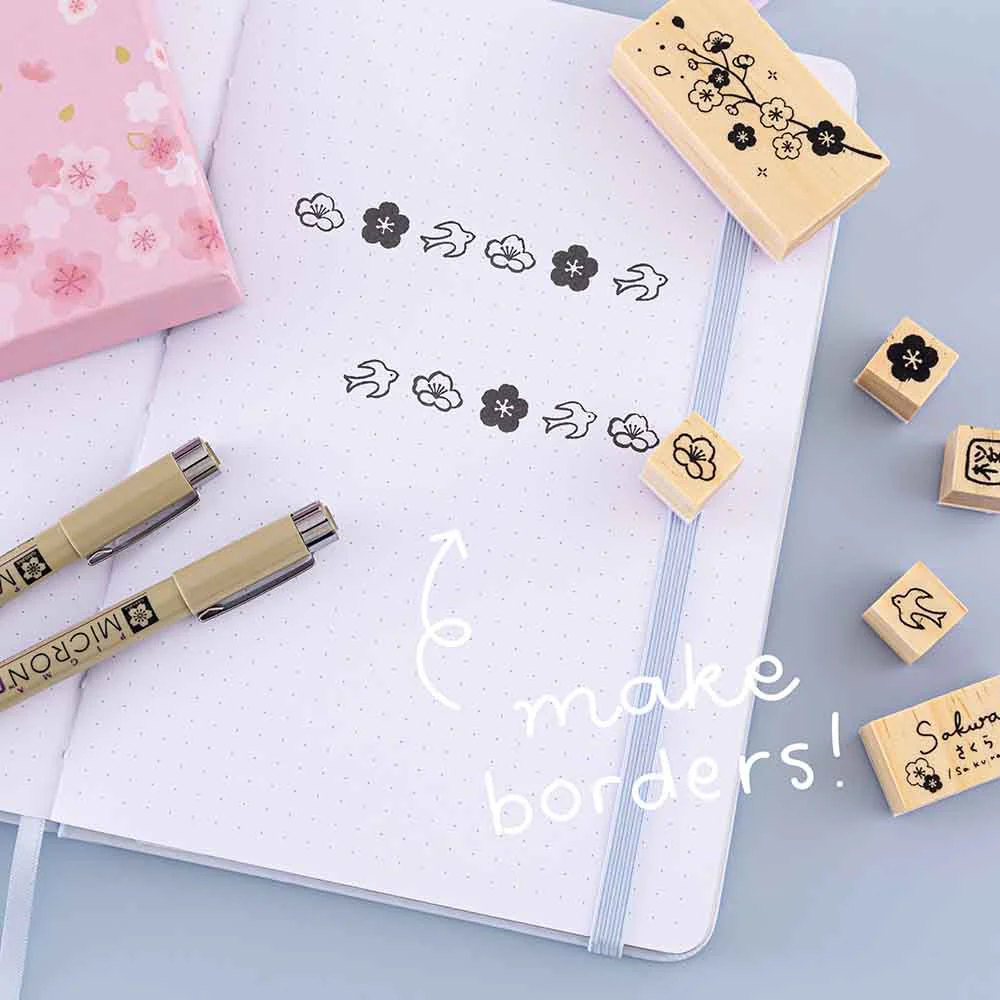 Tsuki ‘Sakura Journey’ Bullet Journal Stamp Set ☾ - Image 10