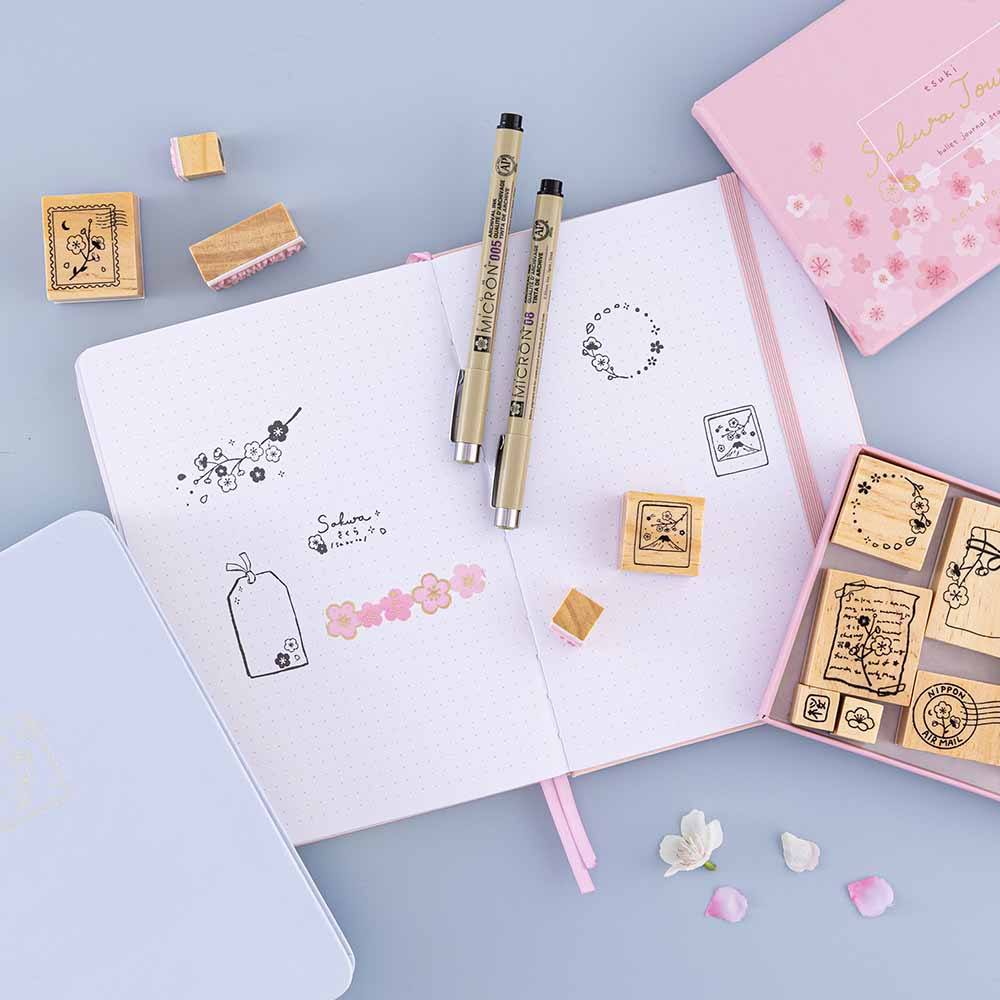 Tsuki ‘Sakura Journey’ Bullet Journal Stamp Set ☾ - Image 12
