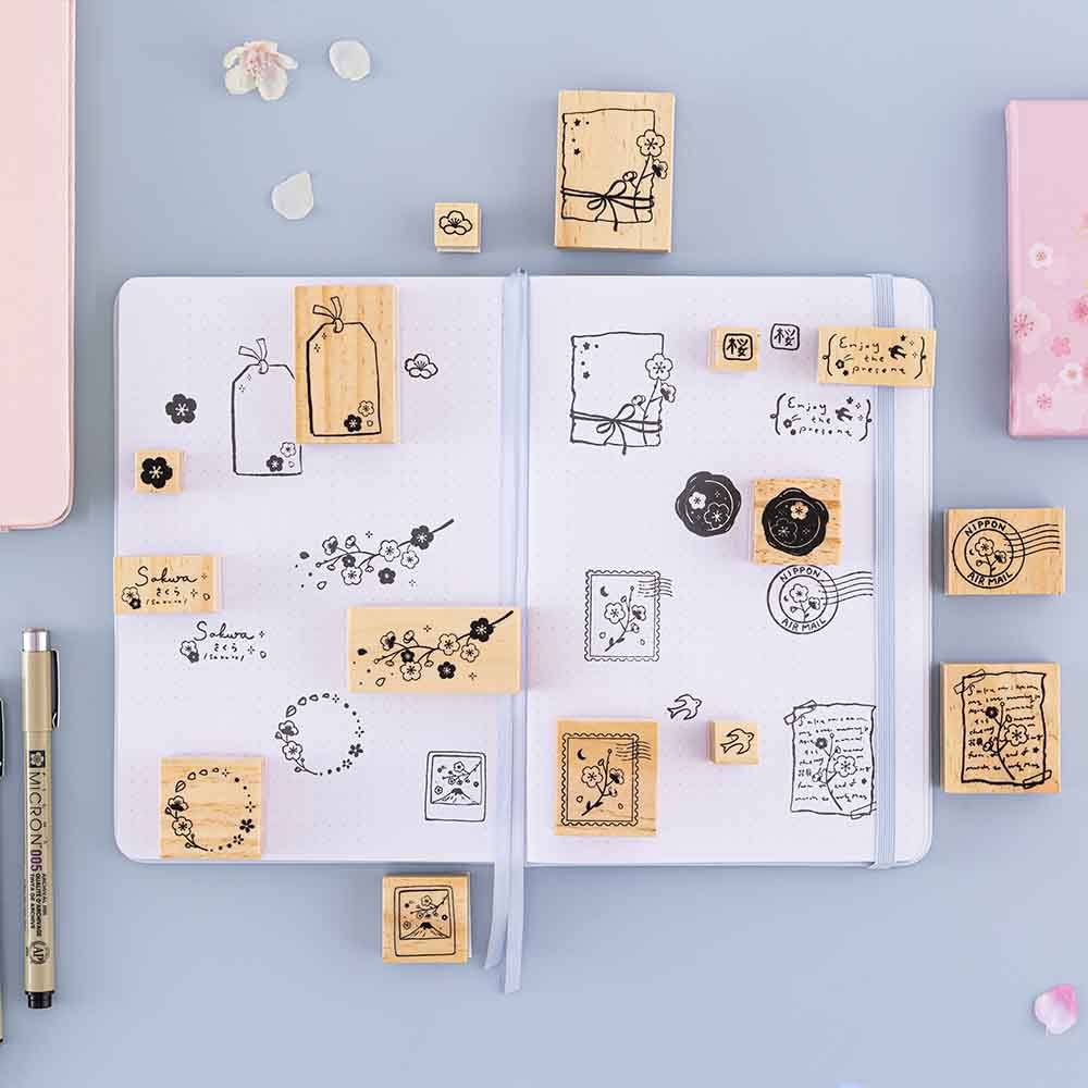 Tsuki ‘Sakura Journey’ Bullet Journal Stamp Set ☾ - Image 3