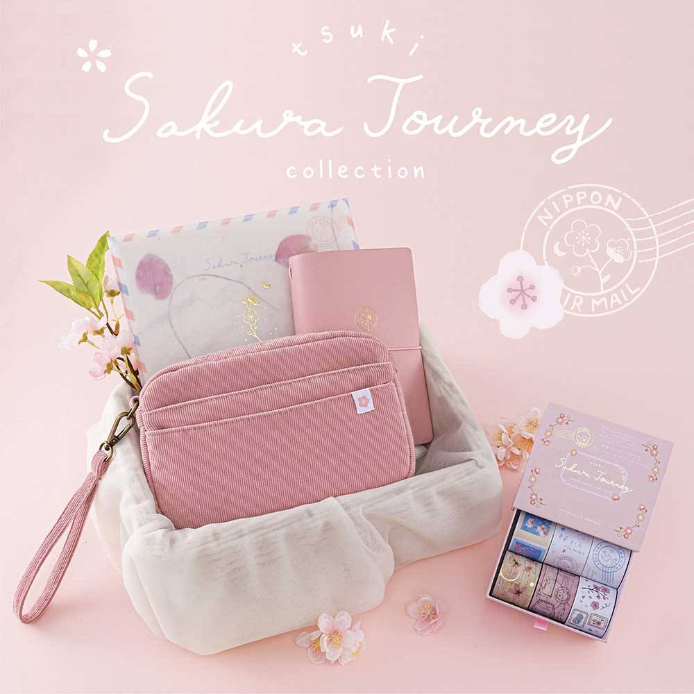 Tsuki ‘Sakura Journey’ Travel Pouch ☾ - Image 14
