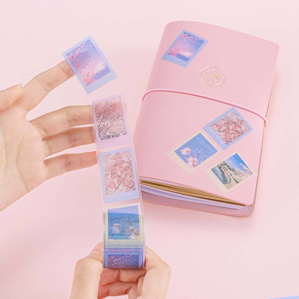 Tsuki ‘Sakura Journey’ Vintage Journal Washi Tape Set ☾ - Image 10
