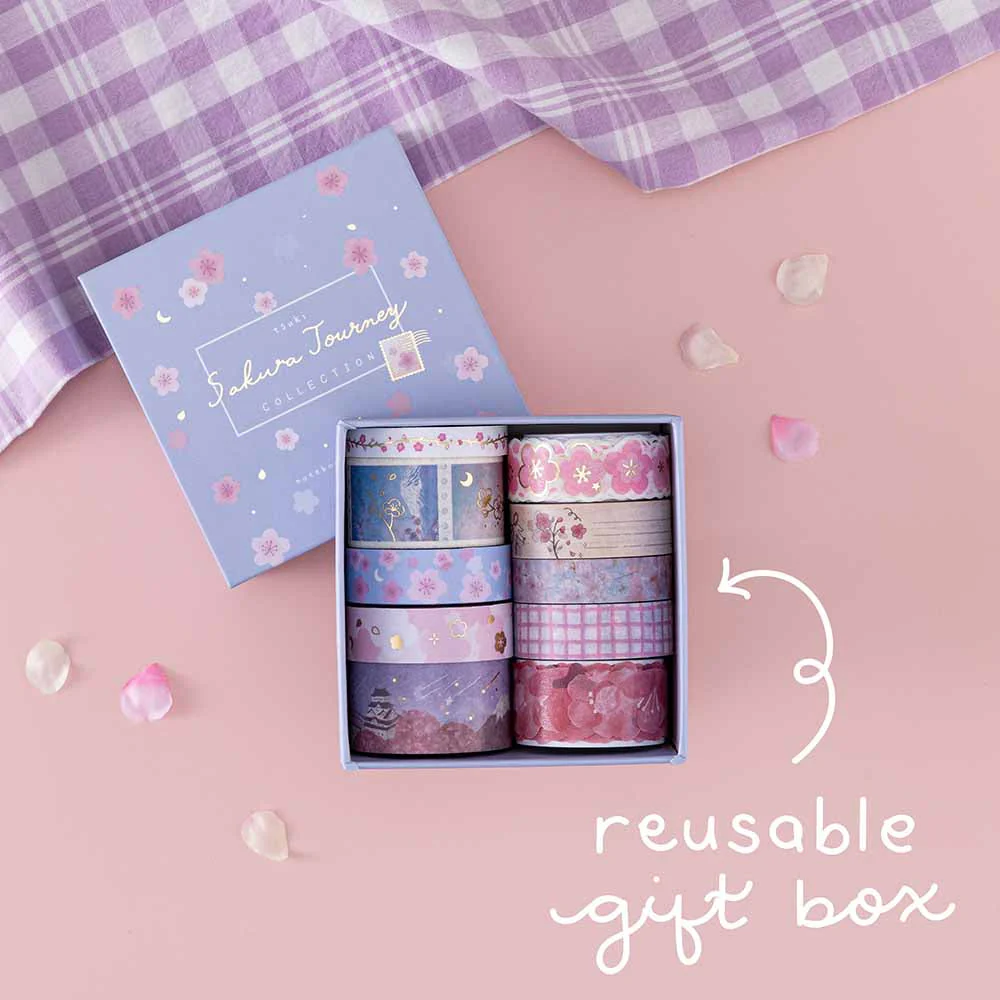 Tsuki ‘Sakura Journey’ Washi Tape Set ☾ - Image 15