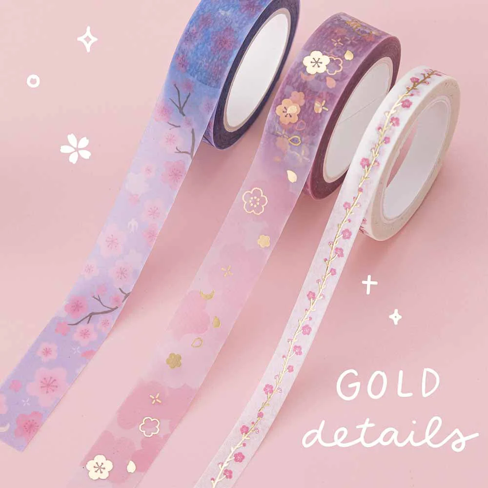 Tsuki ‘Sakura Journey’ Washi Tape Set ☾ - Image 4