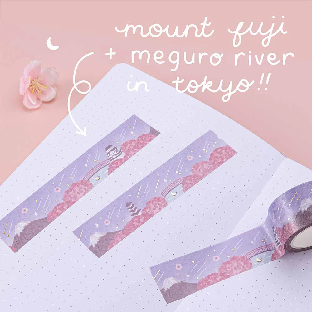 Tsuki ‘Sakura Journey’ Washi Tape Set ☾ - Image 9