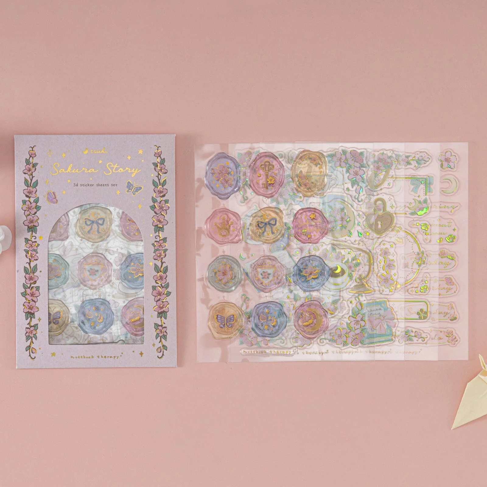Tsuki ‘Sakura Story’ 3D Sticker Set ☾ - Image 4