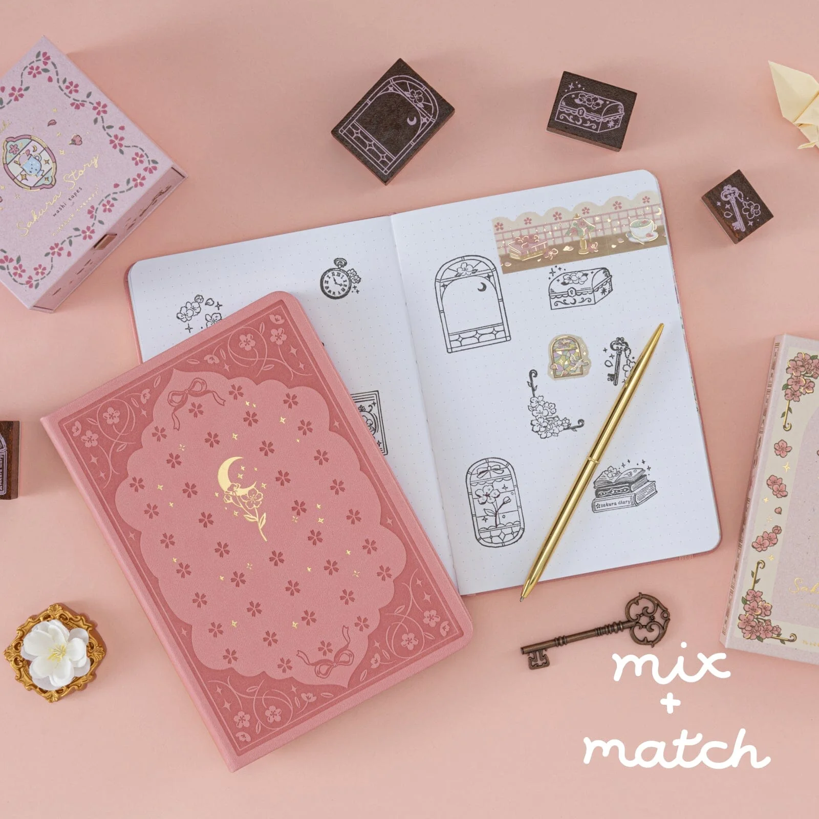 Tsuki ‘Sakura Story’ Bullet Journal Stamp Set ☾ - Image 10