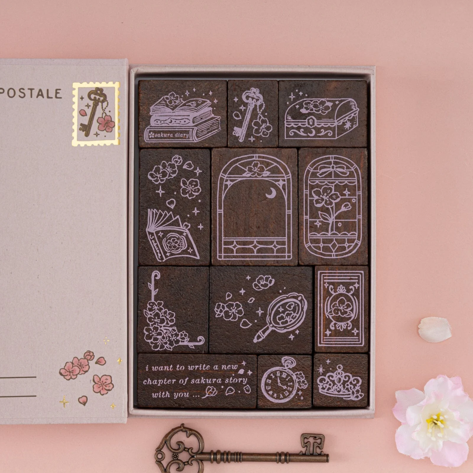 Tsuki ‘Sakura Story’ Bullet Journal Stamp Set ☾ - Image 12