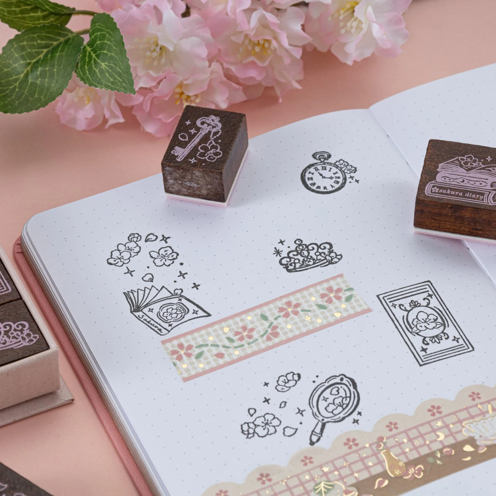 Tsuki ‘Sakura Story’ Bullet Journal Stamp Set ☾ - Image 7