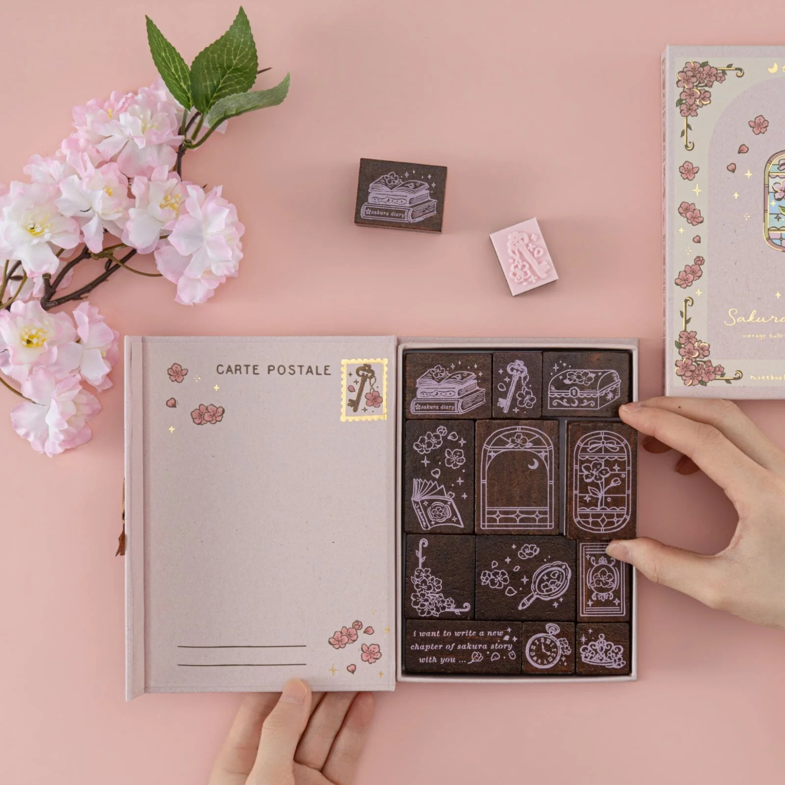 Tsuki ‘Sakura Story’ Bullet Journal Stamp Set ☾ - Image 8
