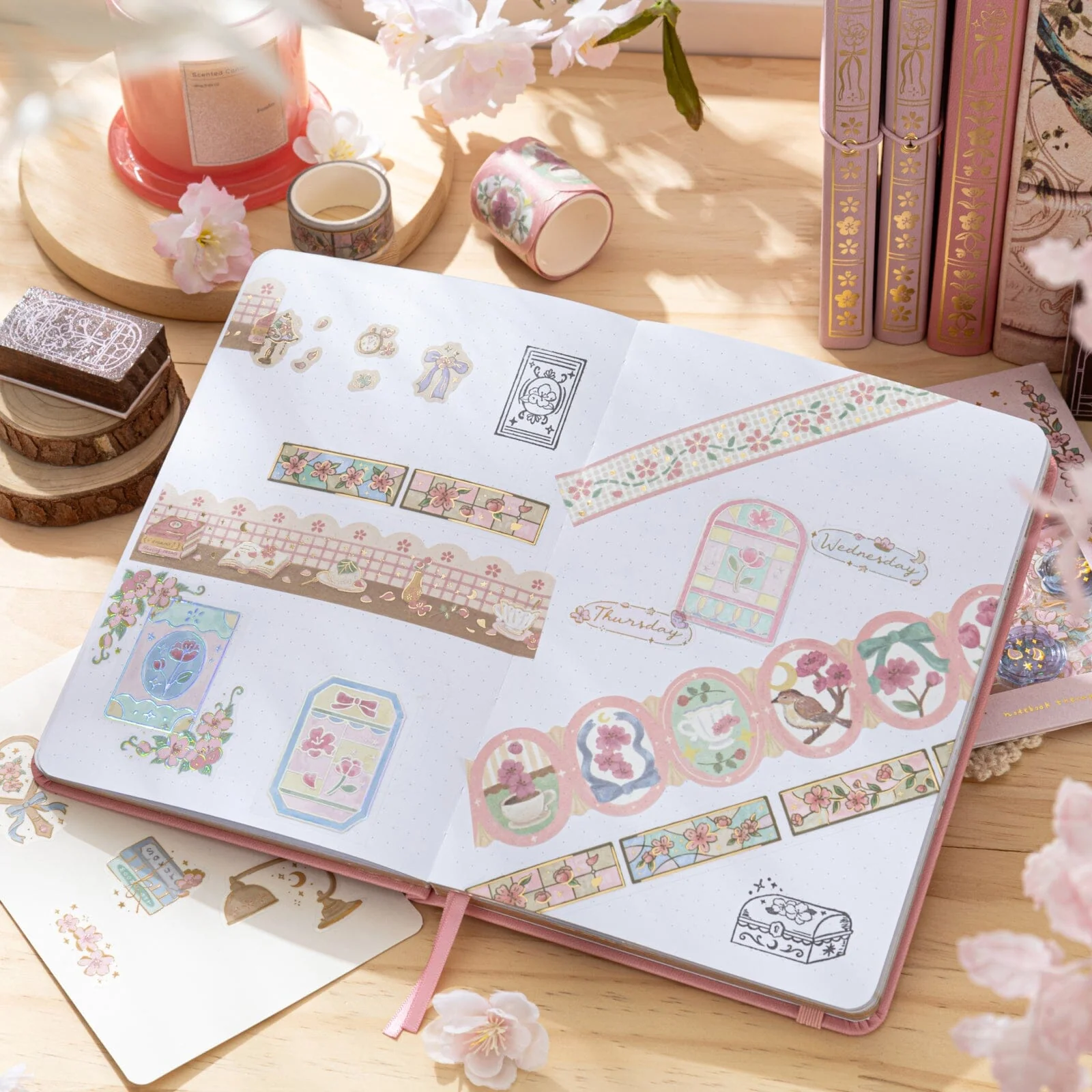 Tsuki ‘Sakura Story’ Bullet Journal Stamp Set ☾ - Image 9