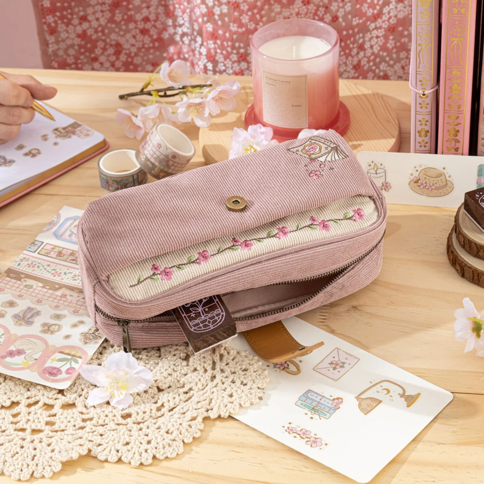 Tsuki ‘Sakura Story’ Pen Pouch ☾ - Image 11