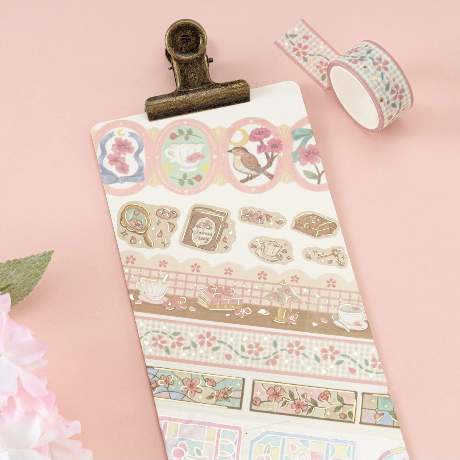 Tsuki ‘Sakura Story’ Washi Tape Set ☾ - Image 7