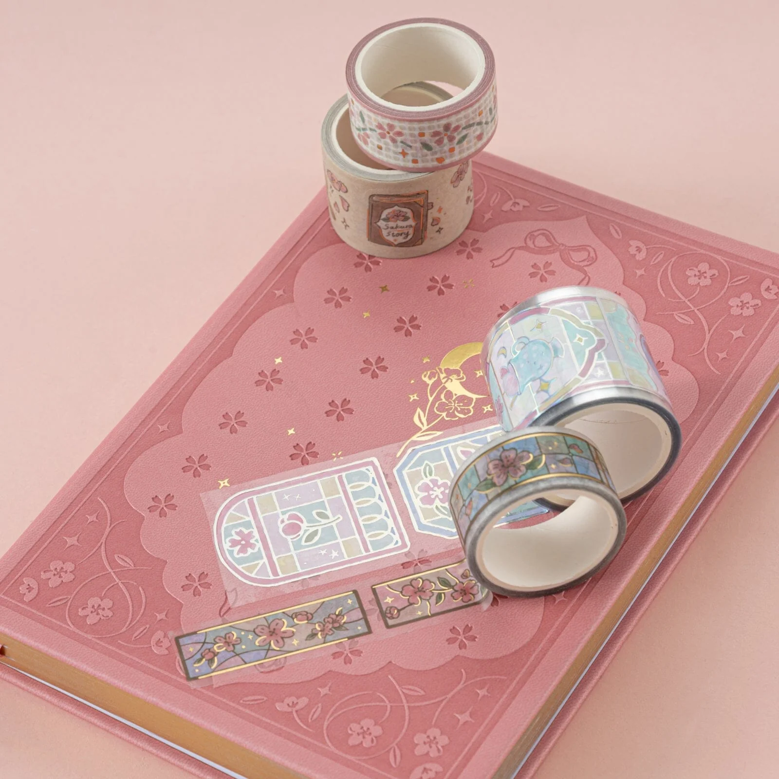Tsuki ‘Sakura Story’ Washi Tape Set ☾ - Image 8