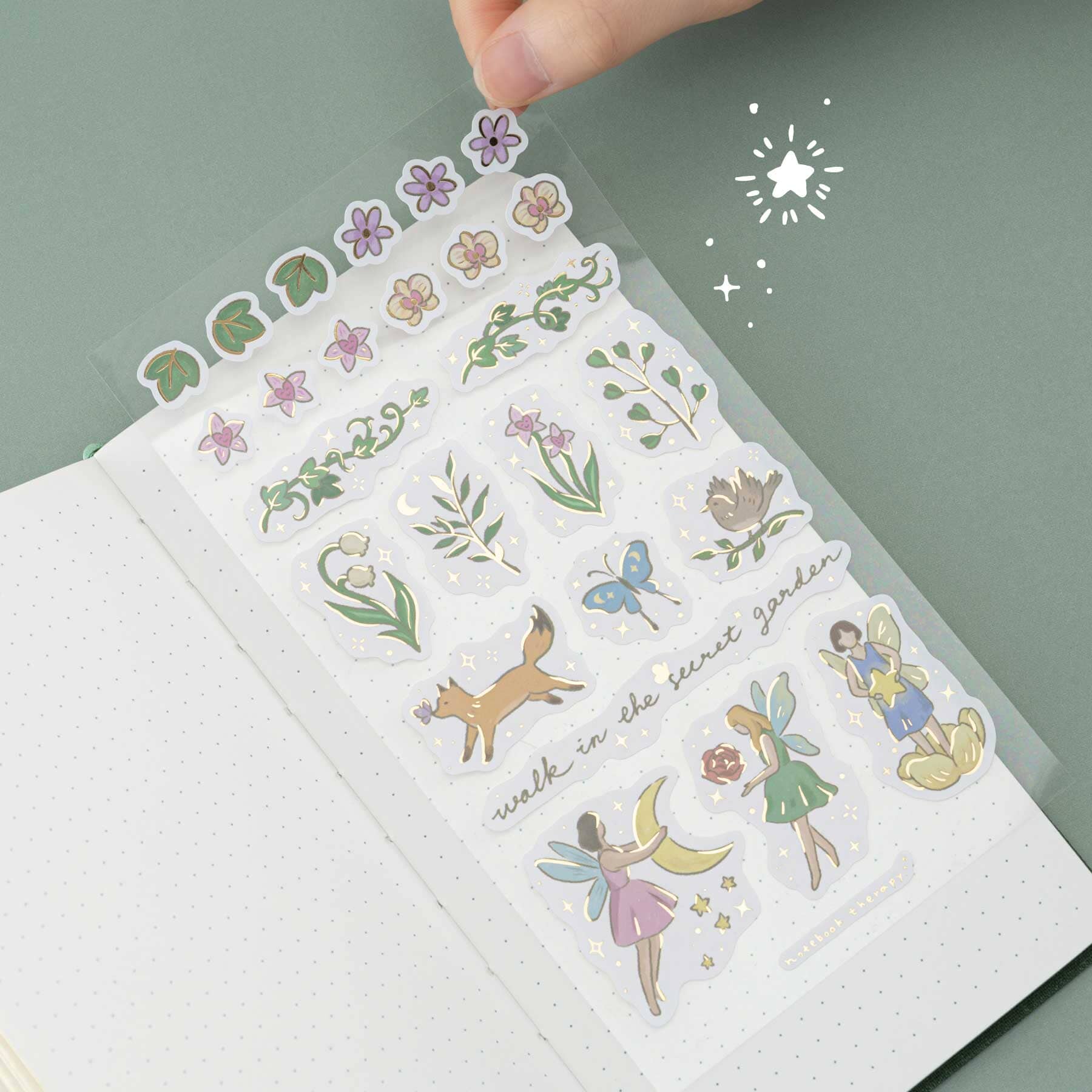 Tsuki ‘Secret Garden’ Travel Notebook Gift Set ☾ - Image 10