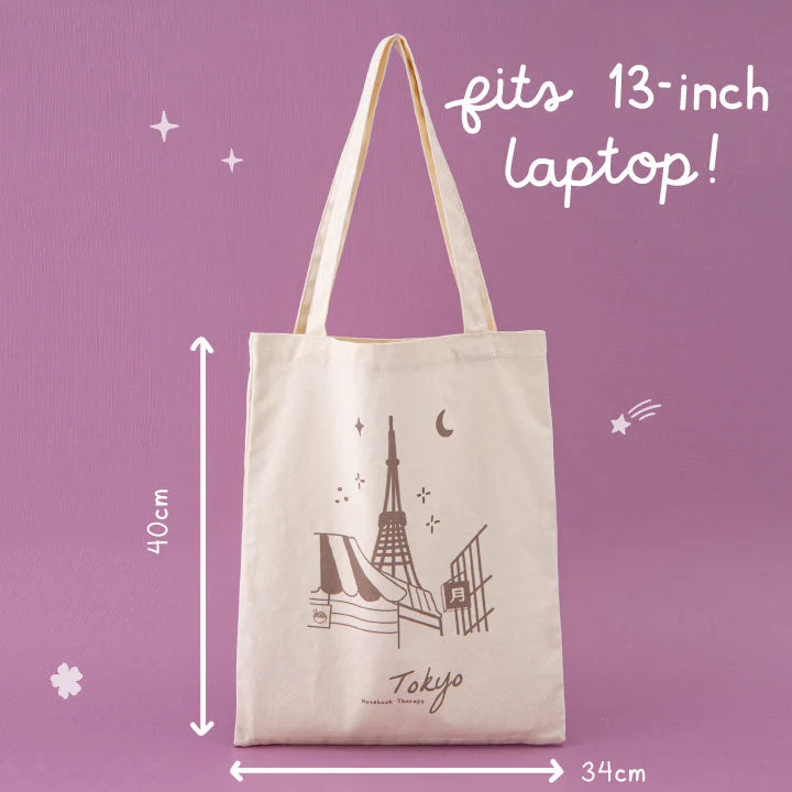 Tsuki ‘Sights of Japan’ Tokyo + Kyoto Tote Bags ☾ - Image 11