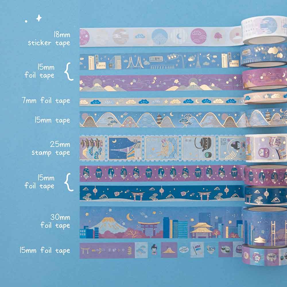 Tsuki ‘Sights of Japan’ Washi Tape Set ☾ - Image 3
