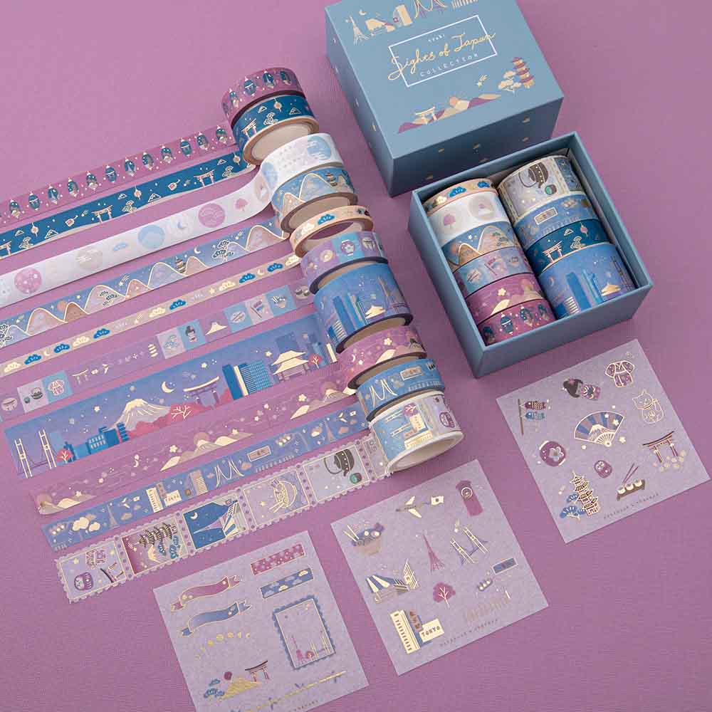 Tsuki ‘Sights of Japan’ Washi Tape Set ☾ - Image 4