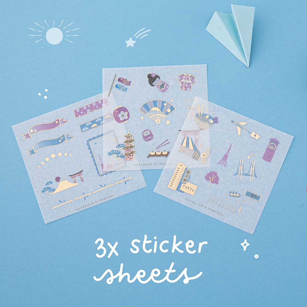 Tsuki ‘Sights of Japan’ Washi Tape Set ☾ - Image 8
