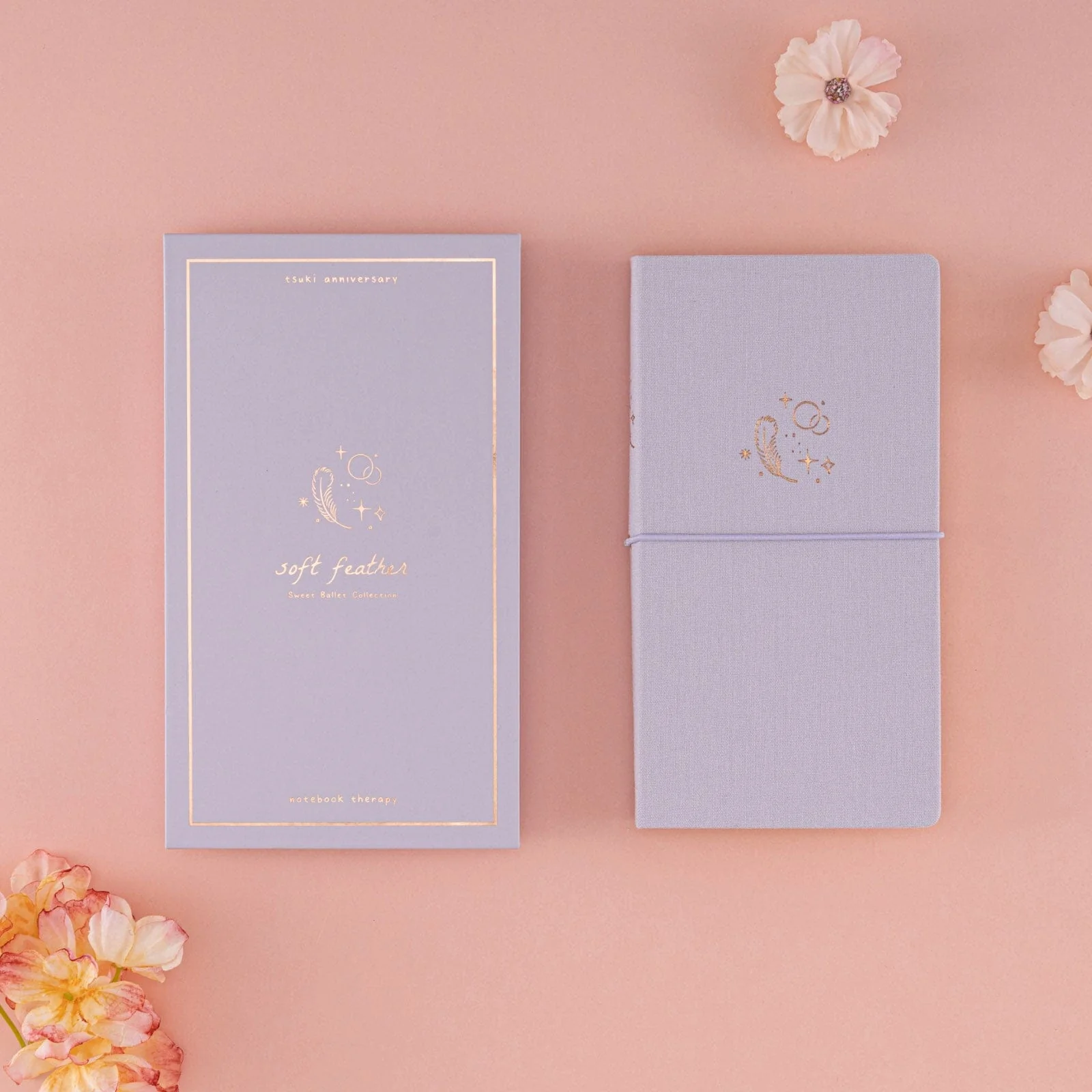 Tsuki ‘Soft Feather’ Luxury Travel Notebook ☾ - Image 6
