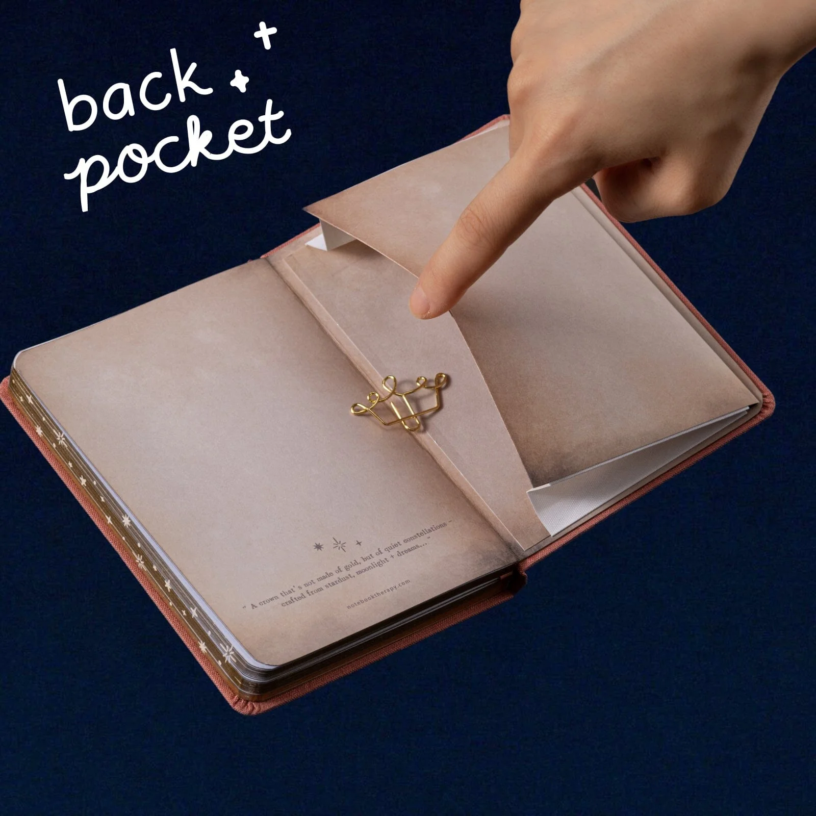 Tsuki ‘Starlit Crown’ A6 Travel Notebook ☾ - Image 7