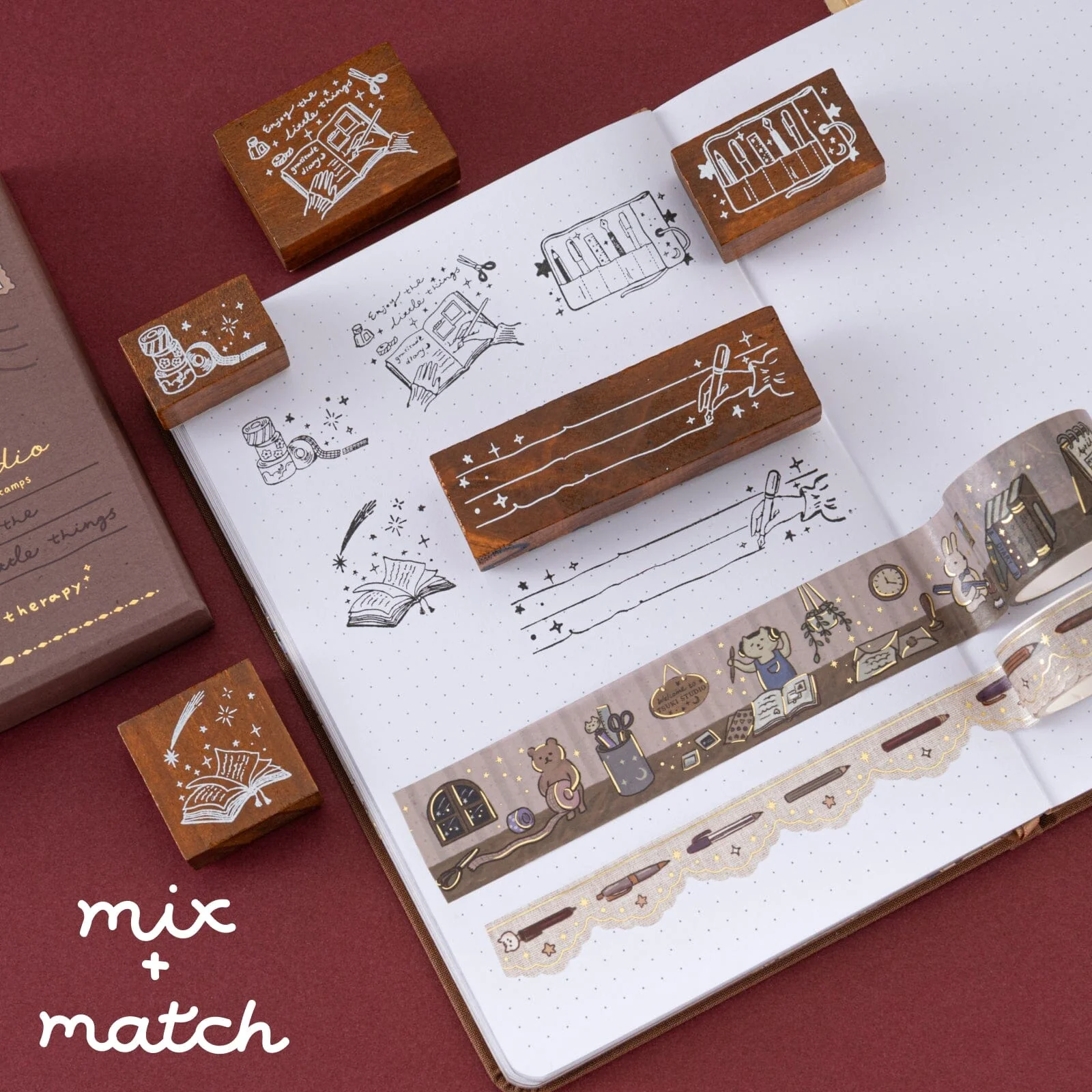Tsuki ‘Tsuki Studio’ Bullet Journal Stamp Set ☾ - Image 6