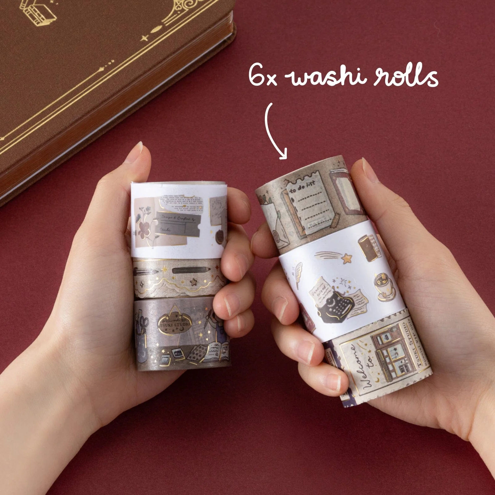 Tsuki ‘Tsuki Studio’ Washi Tape Set ☾ - Image 4