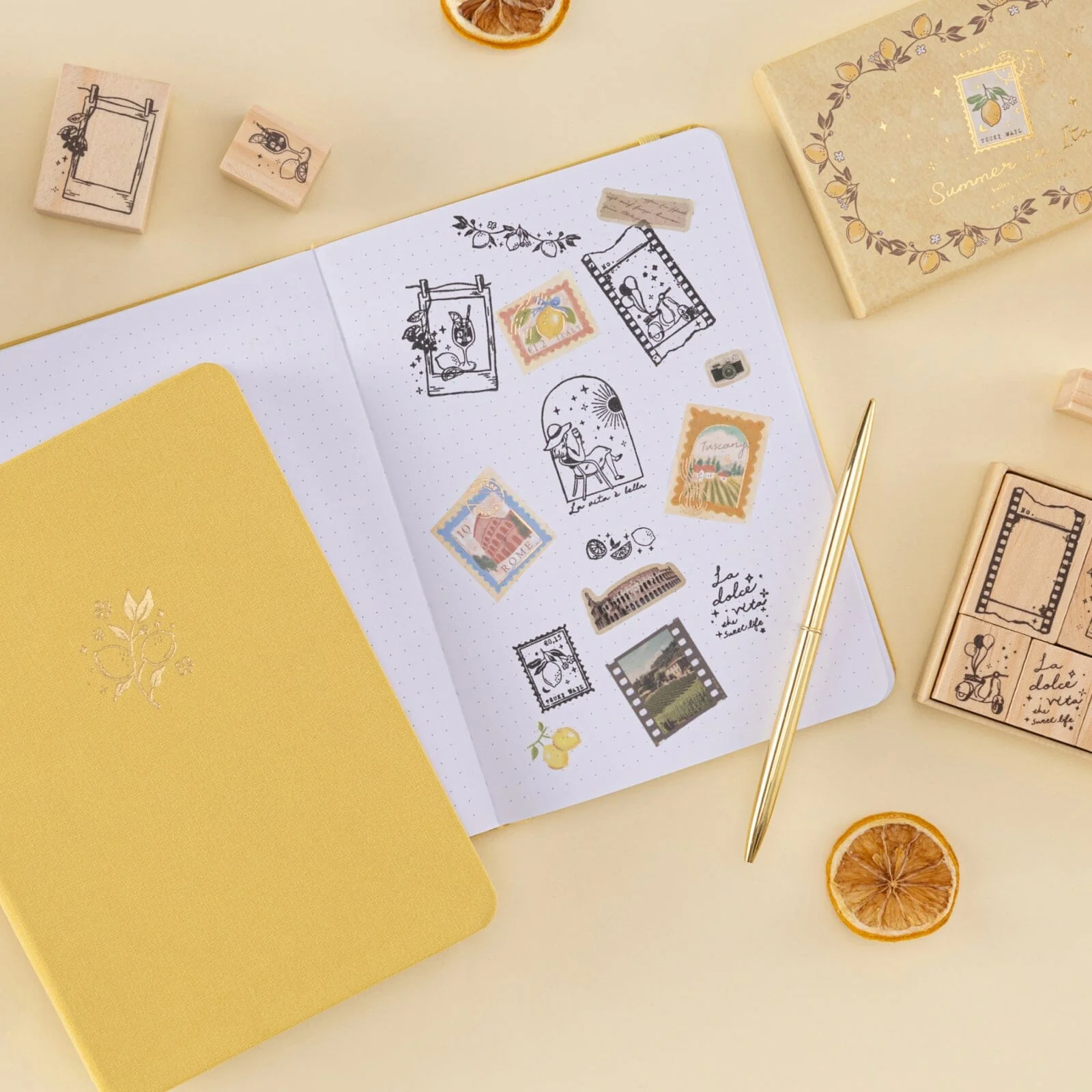 Tsuki ‘Summer in Italy’ Bullet Journal Stamp Set ☾ - Image 12