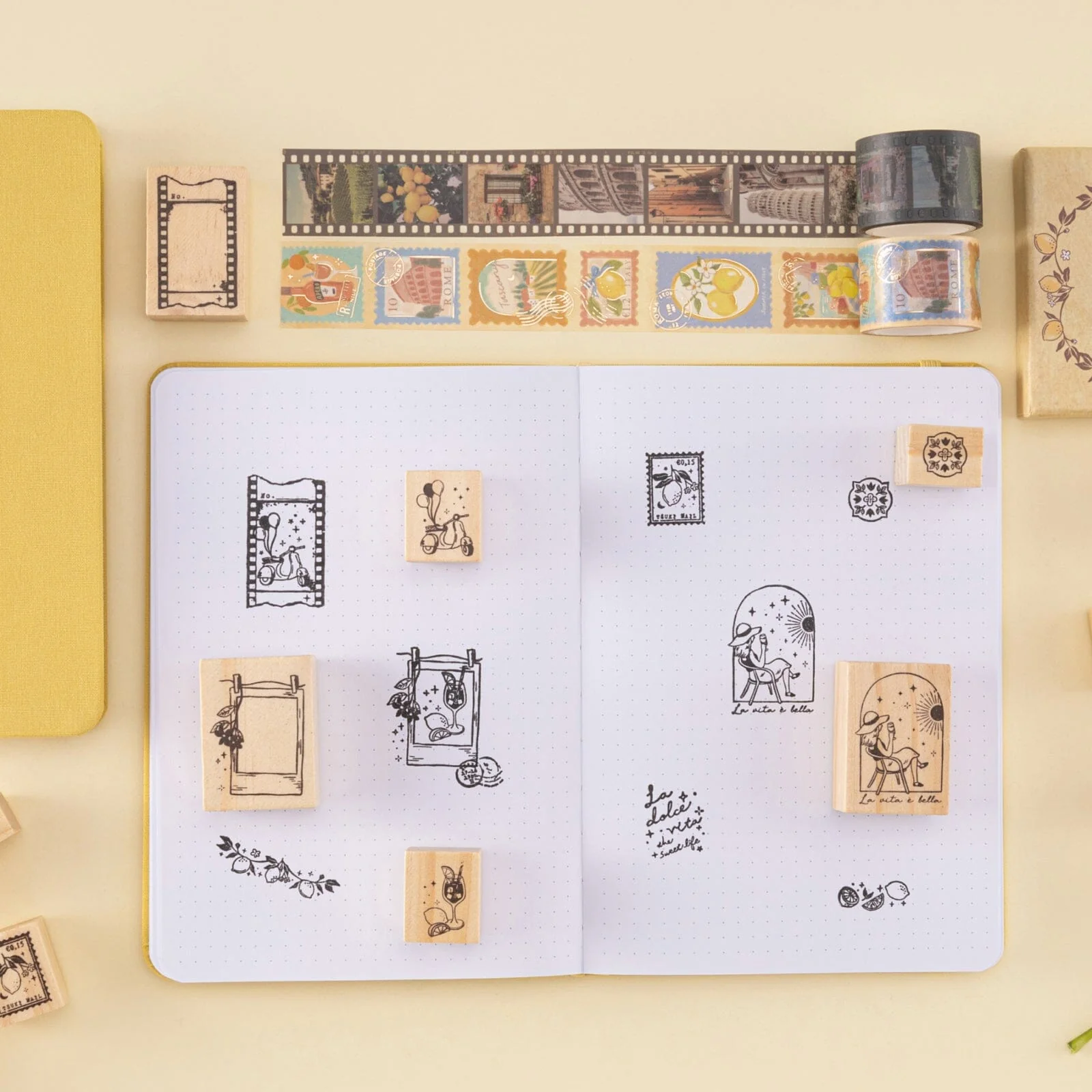 Tsuki ‘Summer in Italy’ Bullet Journal Stamp Set ☾ - Image 7