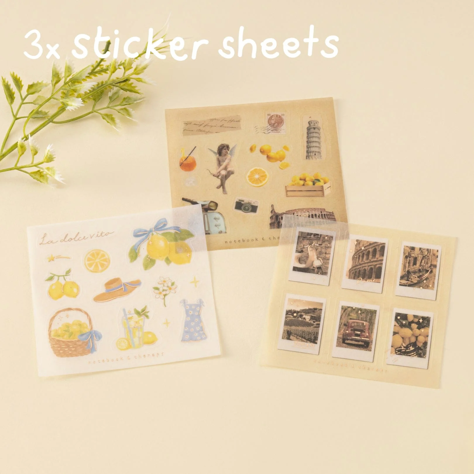Tsuki ‘Summer in Italy’ Washi Tape Set ☾ - Image 13
