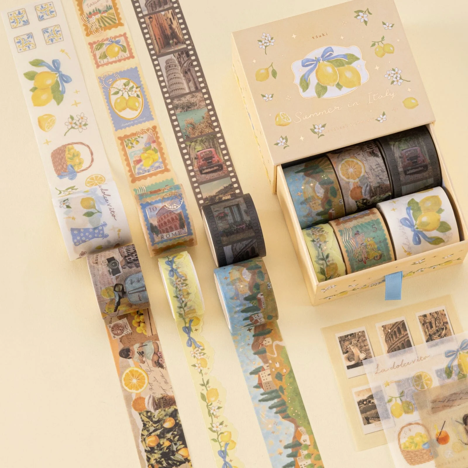 Tsuki ‘Summer in Italy’ Washi Tape Set ☾ - Image 20