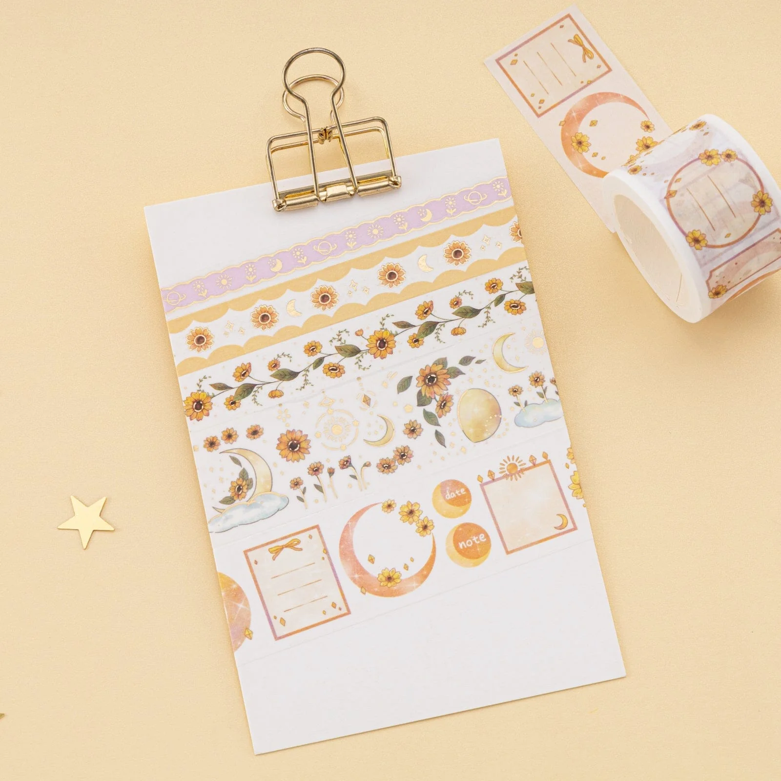 Tsuki ‘Summer Moonflower’ Washi Tape Set ☾ - Image 3
