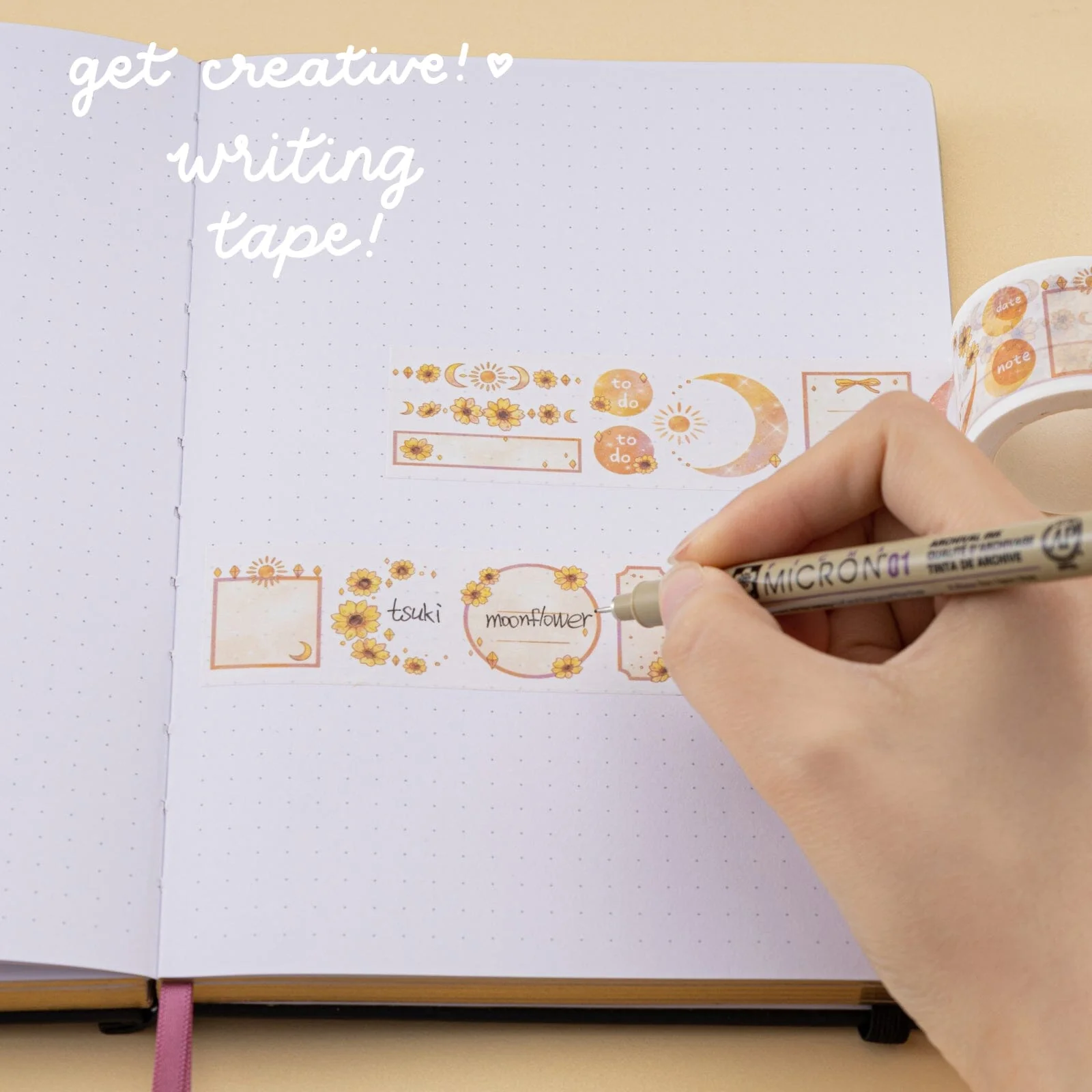 Tsuki ‘Summer Moonflower’ Washi Tape Set ☾ - Image 8