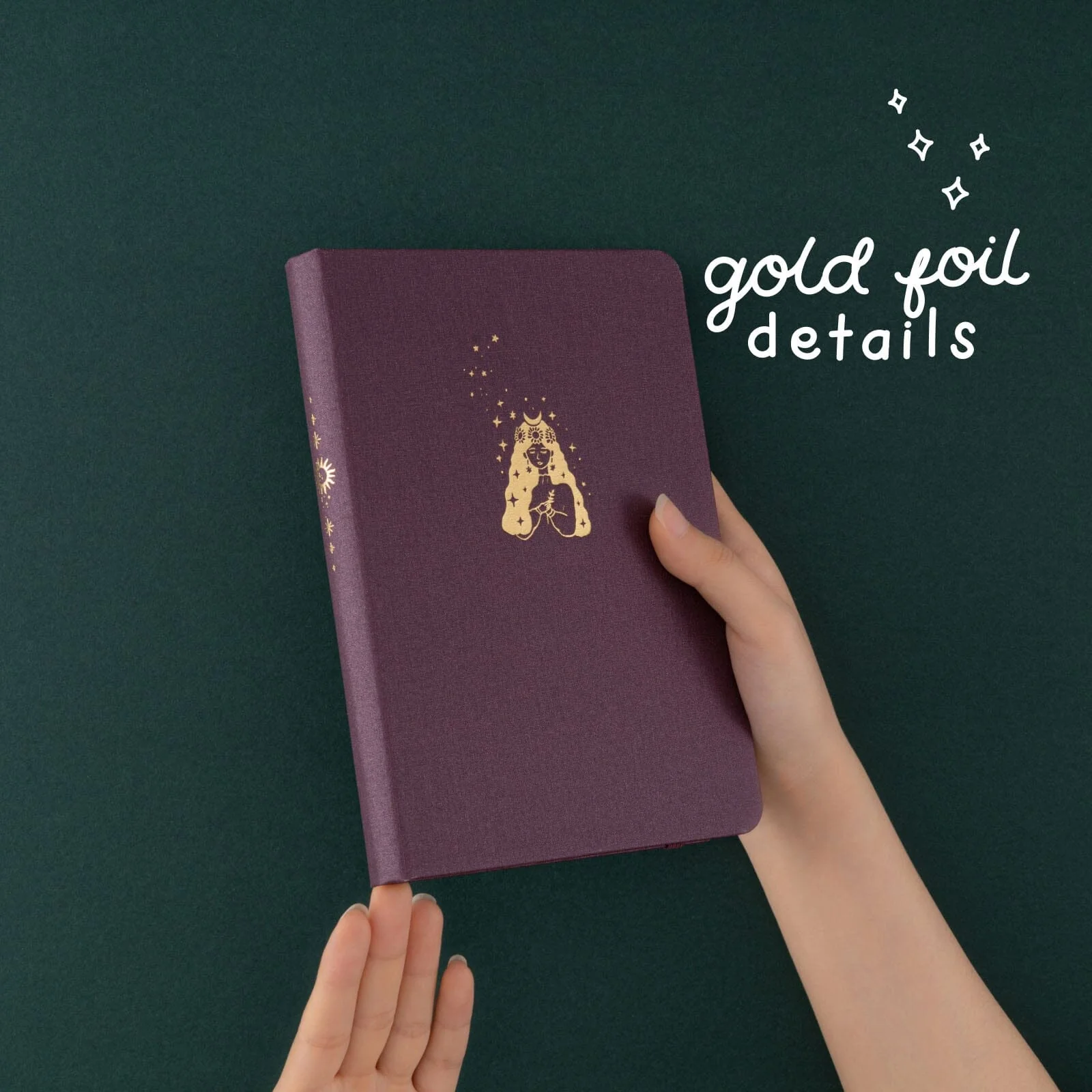 Tsuki ‘Summer Witch’ Limited Edition Glitter Linen Bullet Journal ☾ - Image 8