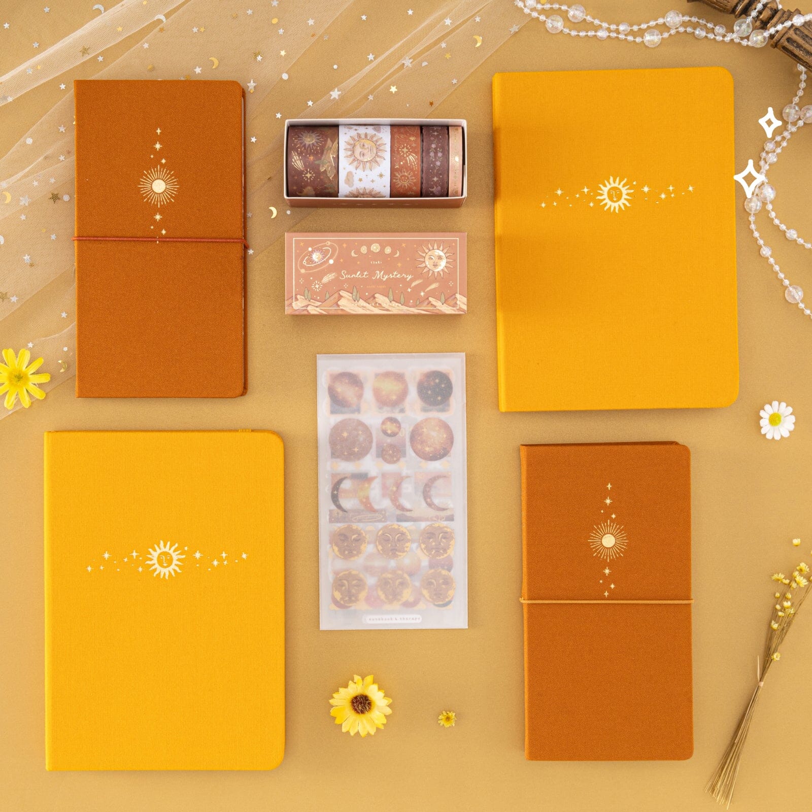 Tsuki ‘Sunbeam Magic’ Kraft Travel Notebook ☾ - Image 12