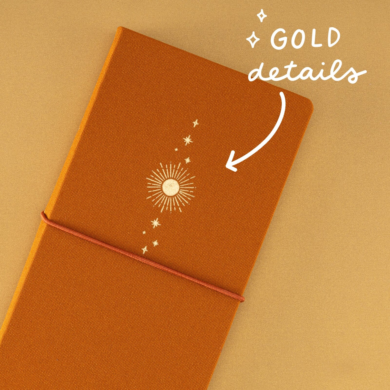 Tsuki ‘Sunbeam Magic’ Luxury Travel Notebook ☾ - Image 4